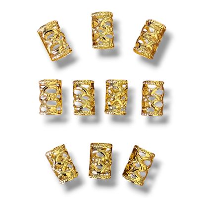 Gold Hair Charms - Large