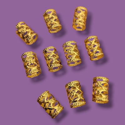 Gold Hair Charms - Large