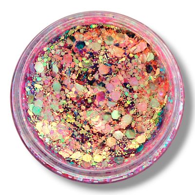 Mermaid Glitter Gel - Emerald Blush