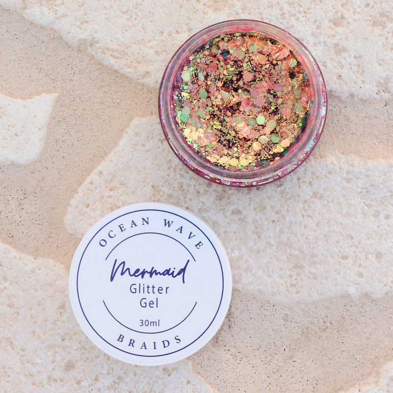 Mermaid Glitter Gel - Emerald Blush