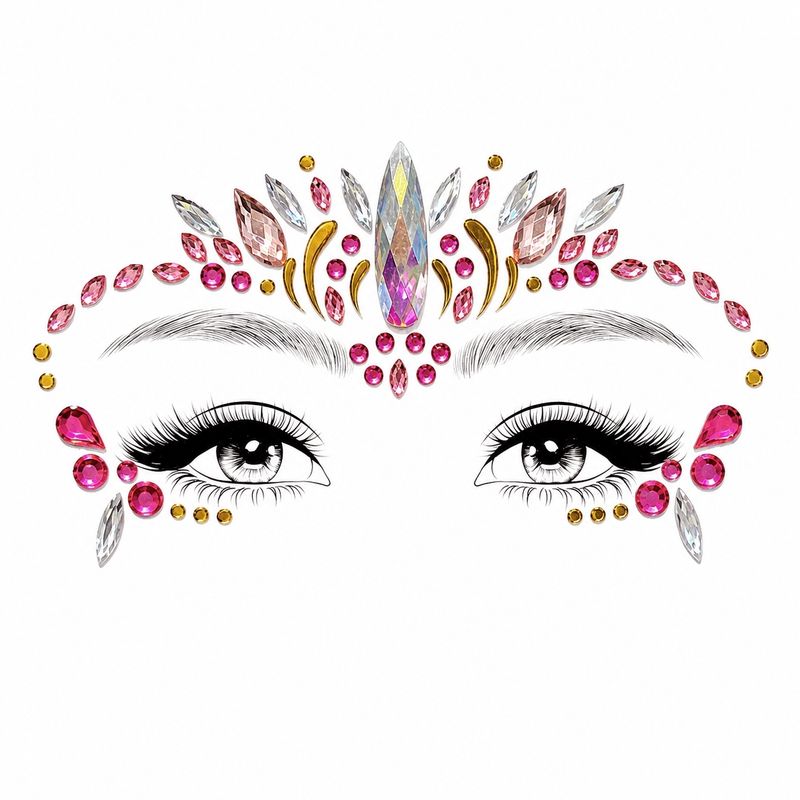 Face Gems - Rose Stardust