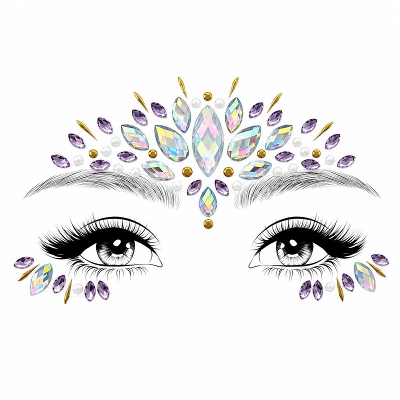 Face Gems - Opal Halo