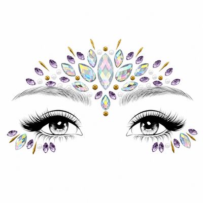 Face Gems - Opal Halo