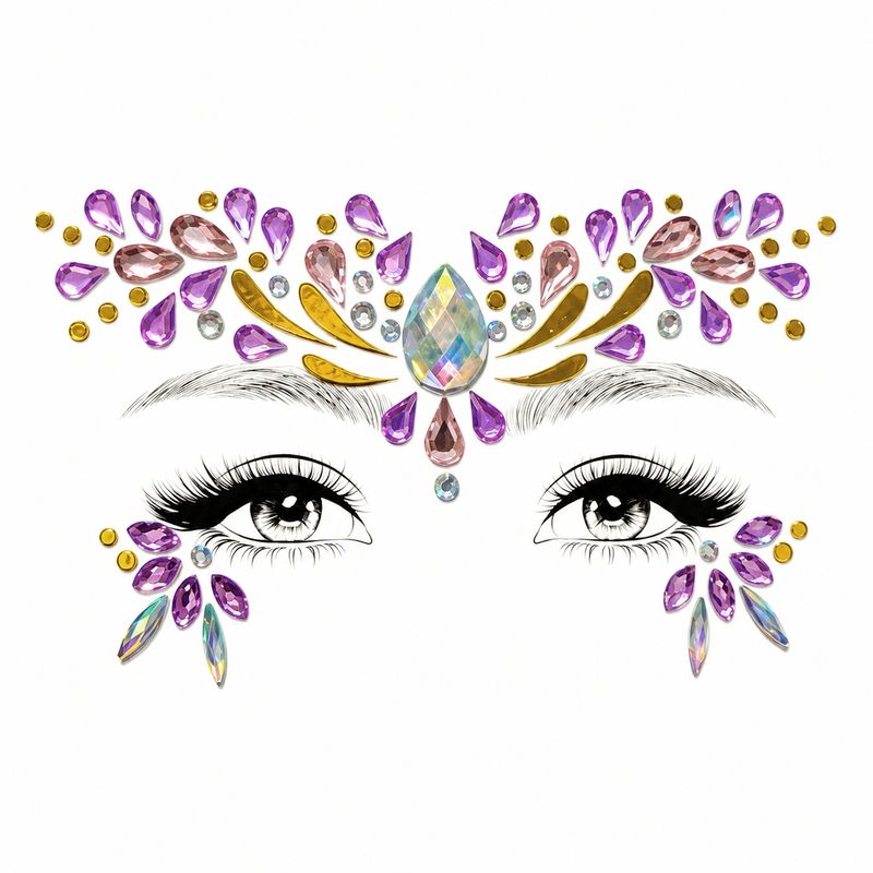 Face Gems - Lavender Gold