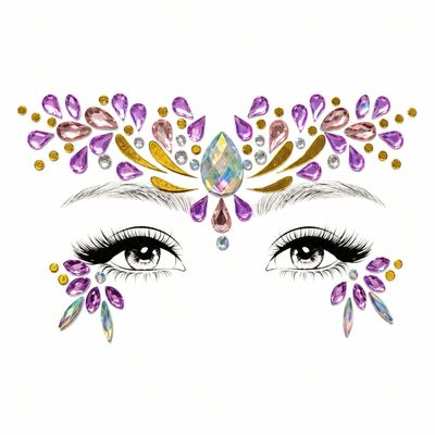 Face Gems - Lavender Gold