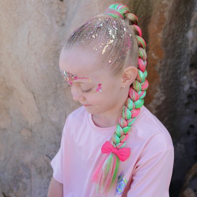 Mermaid Hair Extension - Emerald Blush