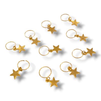 Gold Star Hair Charms