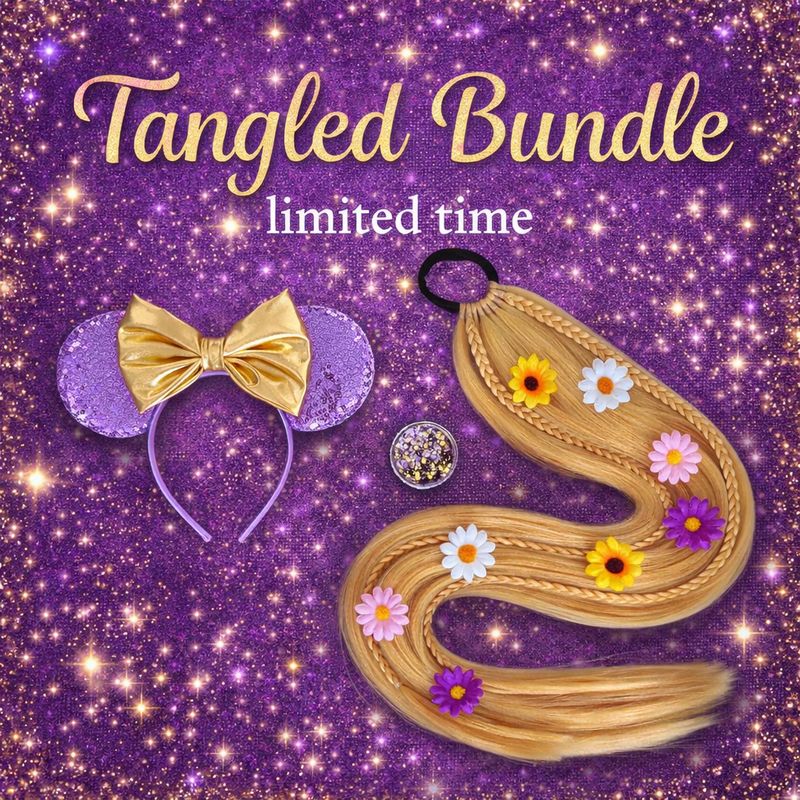 Mermaid Hair Extension - Tangled Bundle