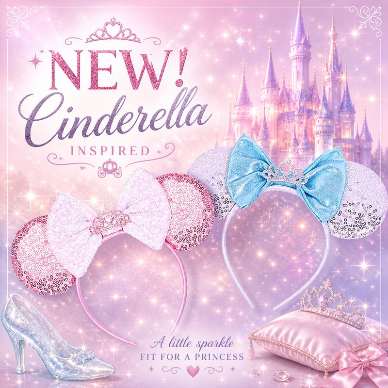 Sequin Bow Headband - Pink Princess