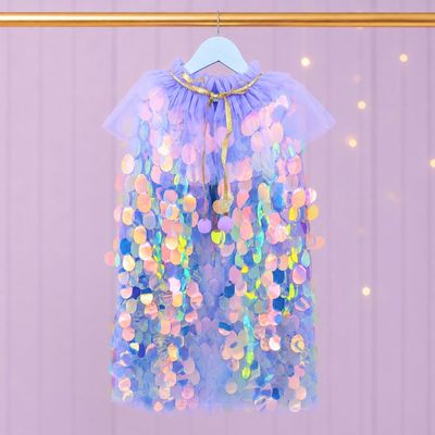 Mermaid Shimmer Cape - Lilac