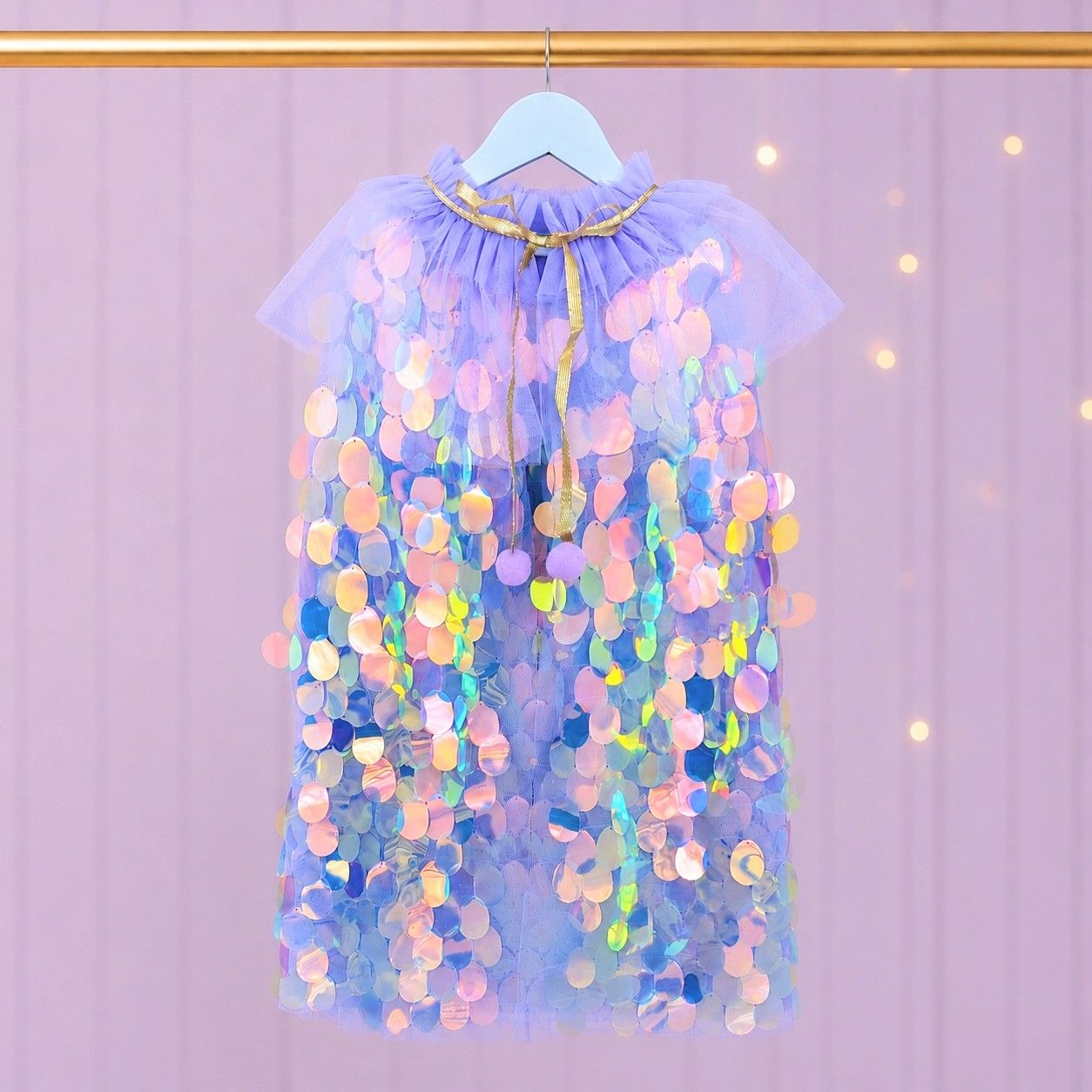 Mermaid Shimmer Cape - Lilac