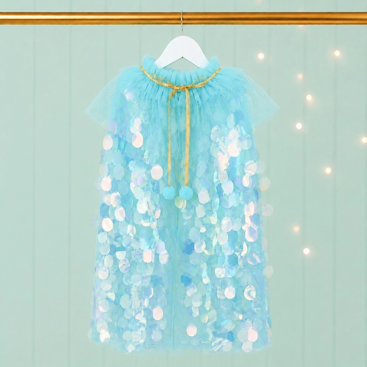 Mermaid Shimmer Cape - Blue