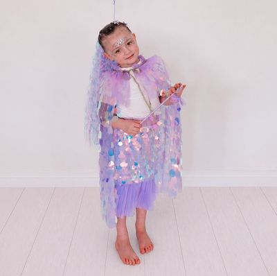Mermaid Shimmer Sequin Skirt - Lilac