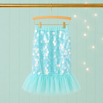 Mermaid Shimmer Skirt - Aqua