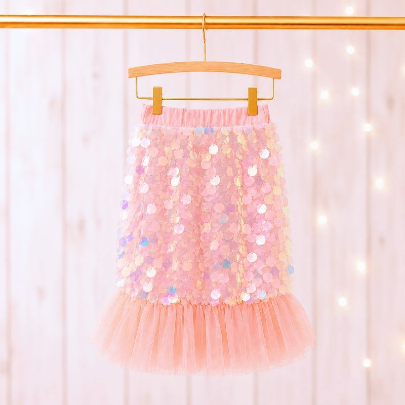 Mermaid Shimmer Skirt - Coral