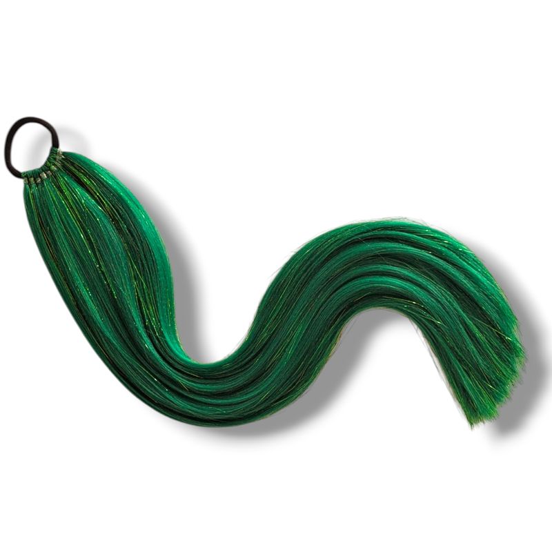 Mermaid Hair Extension - Green Tinsel Mermaid Hair Extension - Green Tinsel