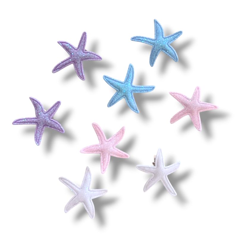 Mermaid Starfish Clips