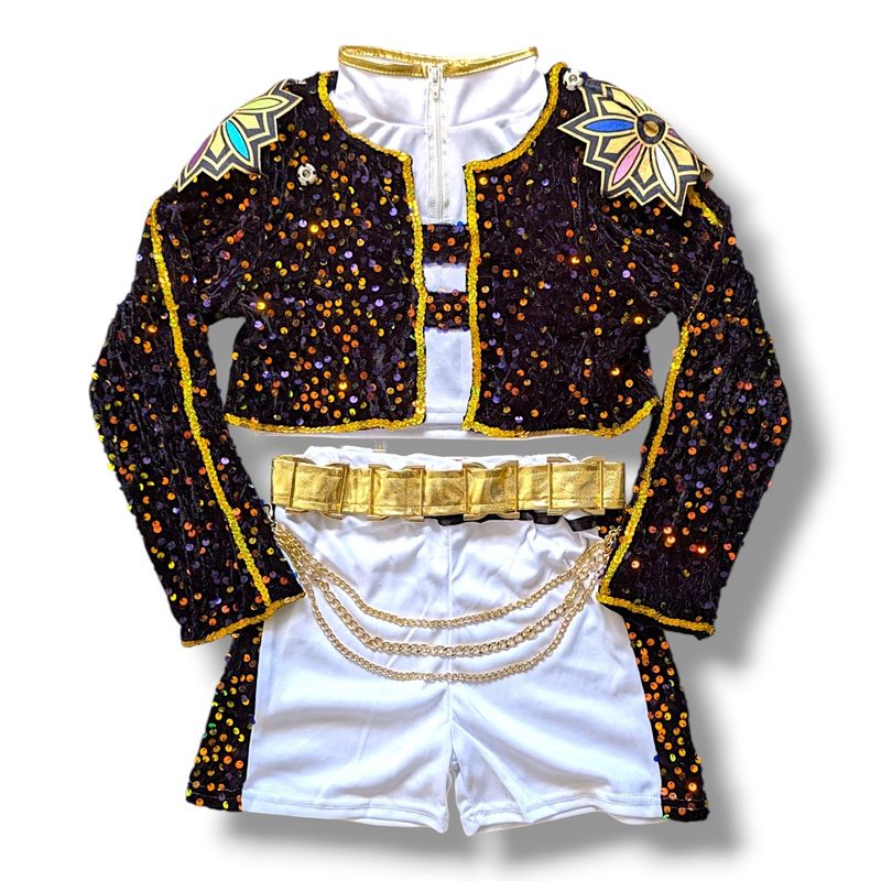 Kids K-pop Dress up Costume - Sequins 
