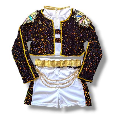Kids K-pop Dress up Costume - Sequins 