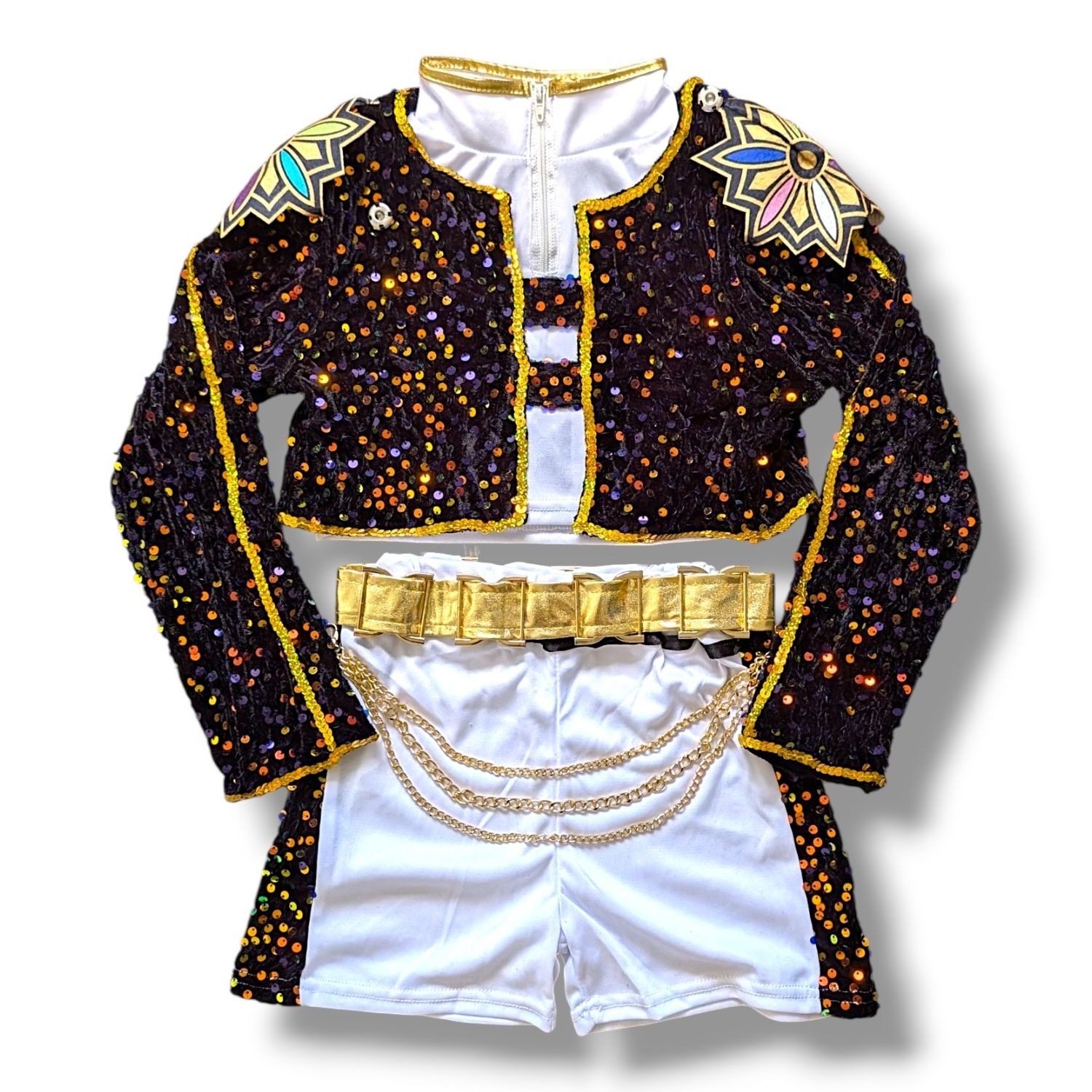 Kids K-pop Dress up Costume - Sequins 