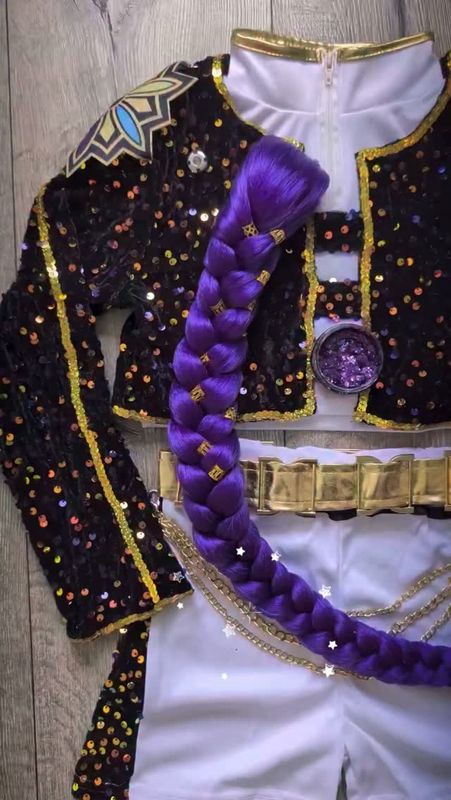 Kids K-pop Dress up Costume - Sequins 