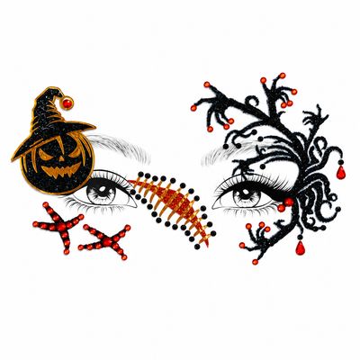 Halloween Face Gems - Witch's Charm
