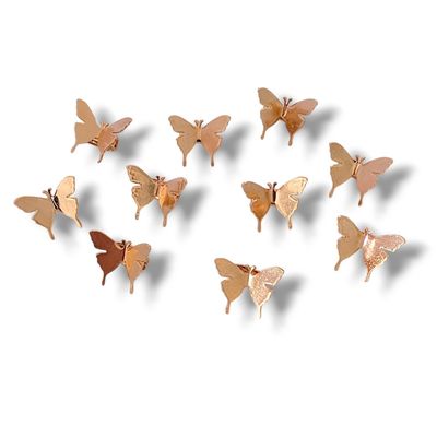 Rose Butterfly Hair Clips
