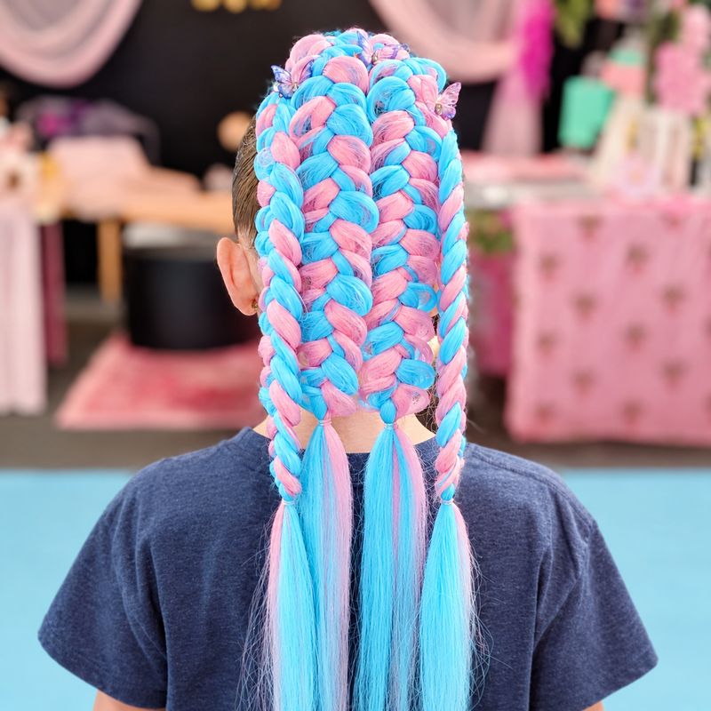Butterfly Braids - Cotton Candy