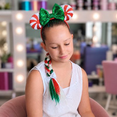 Hair Bundle - Xmas Candy Cane Bundle
