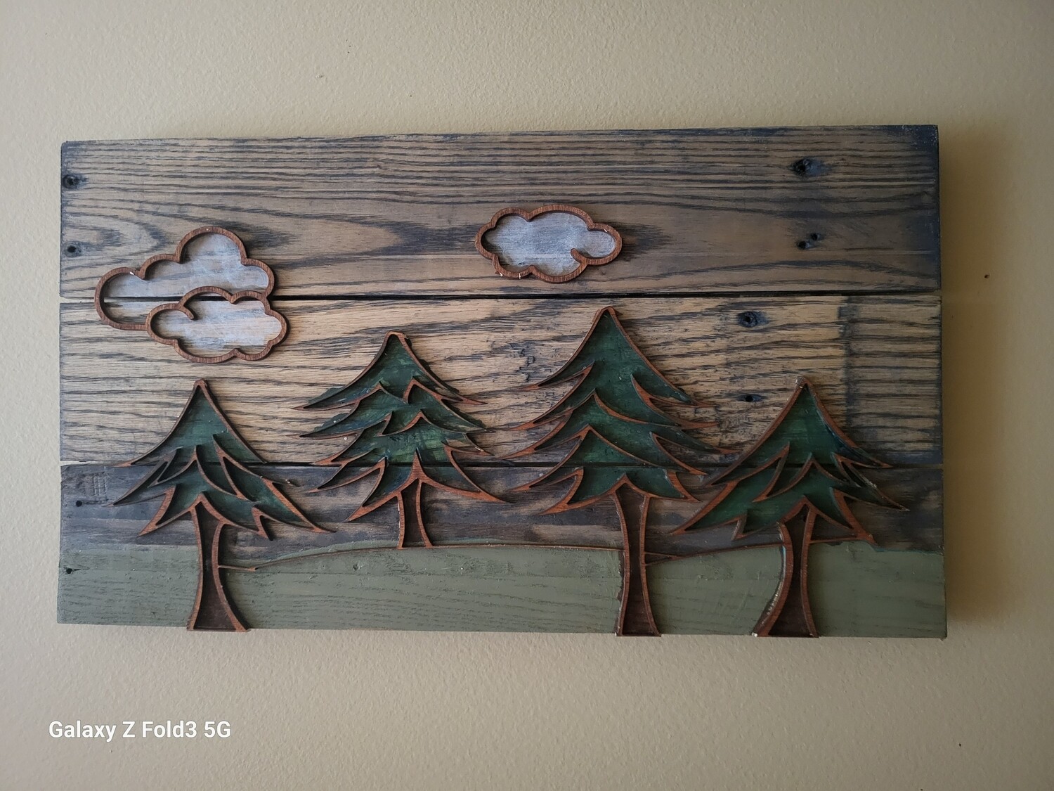 Wood forest scene