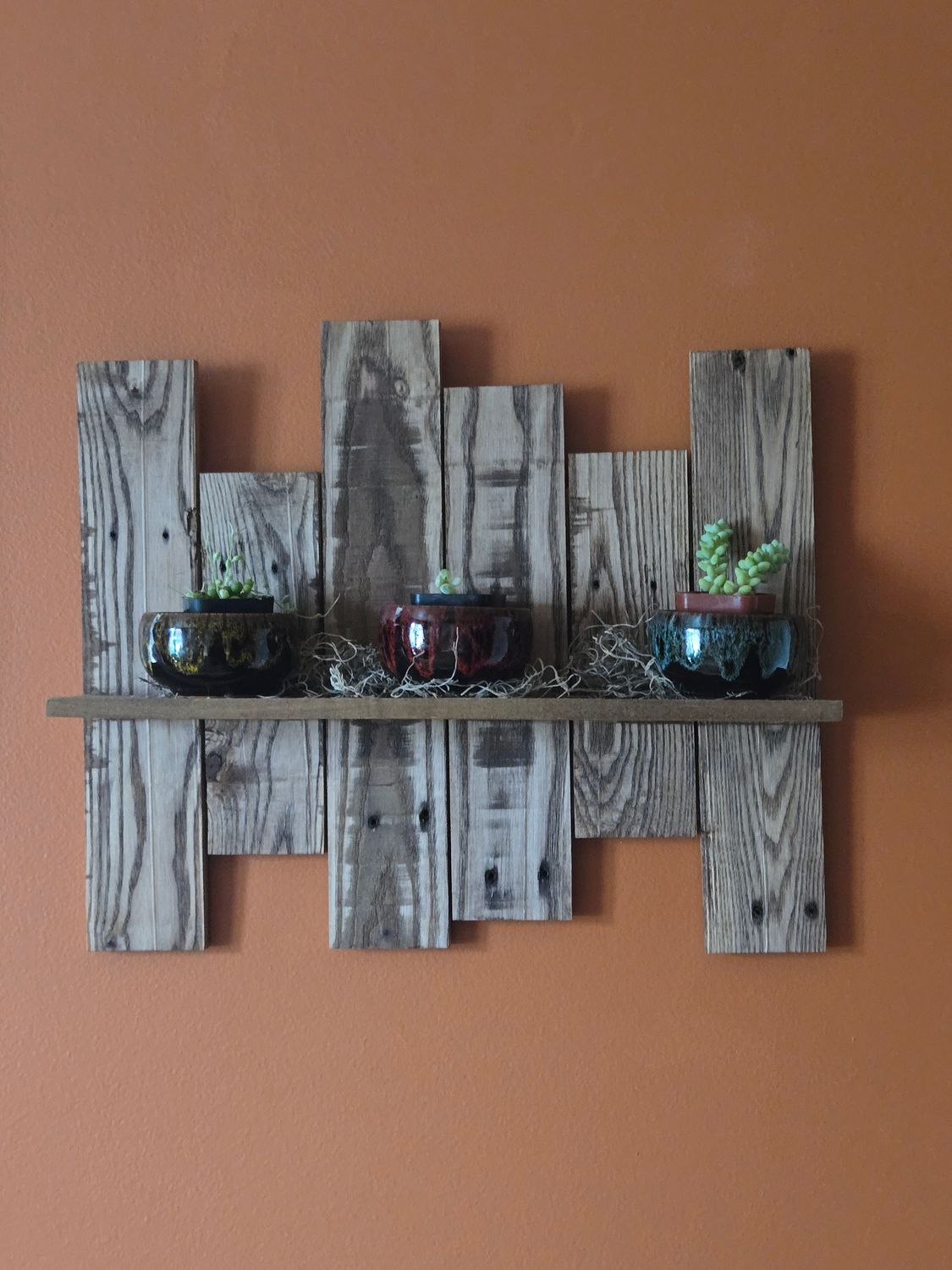 Pallet wood shelf Pallet wood shelf