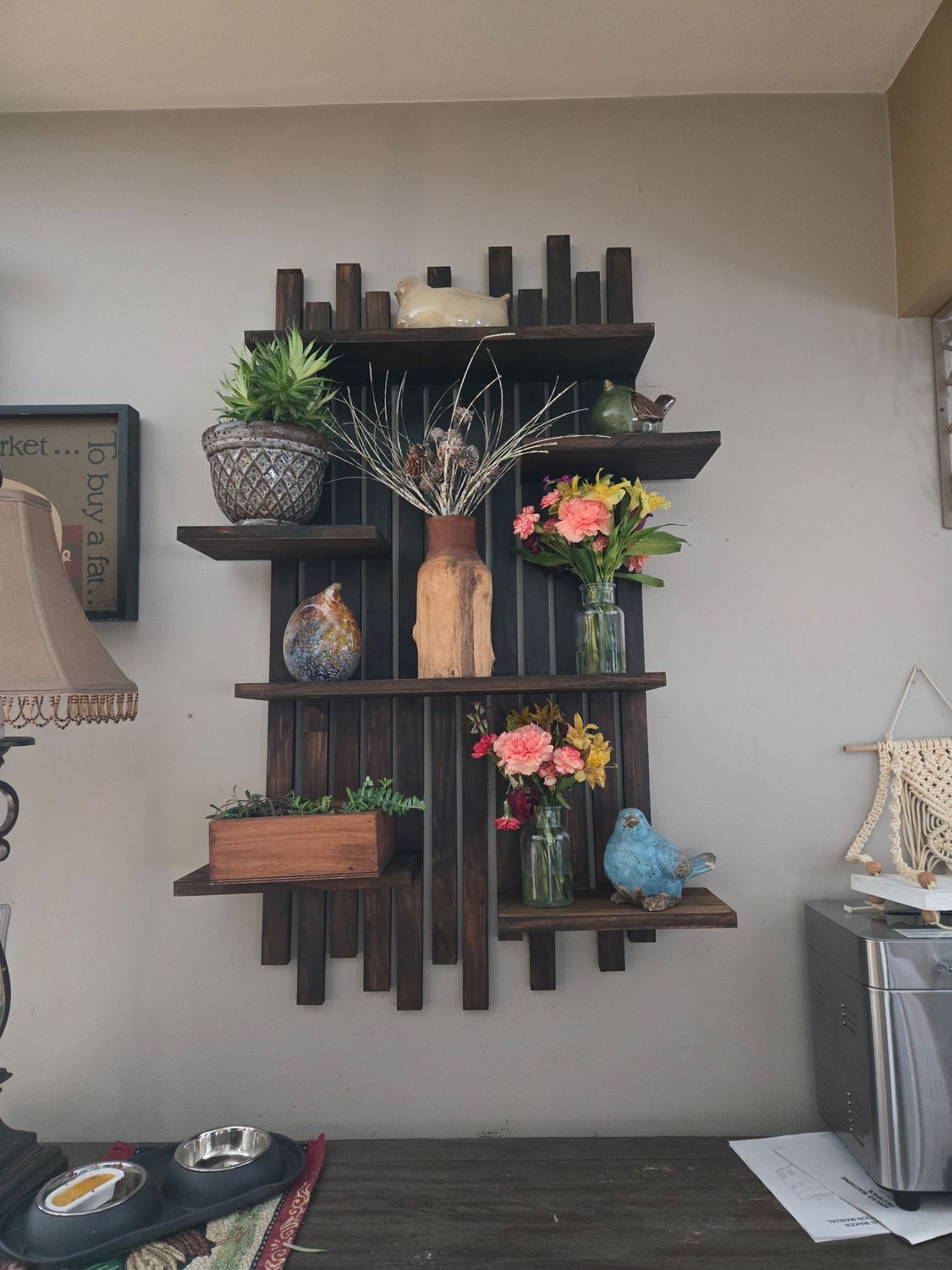 6 shelf Wall Unit