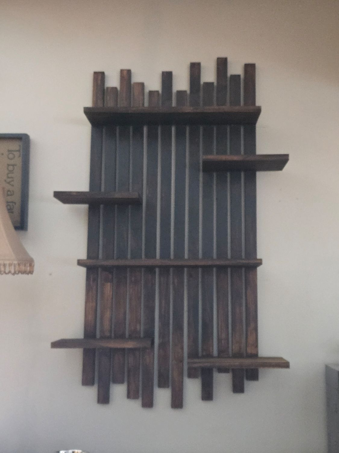 6 shelf Wall Unit