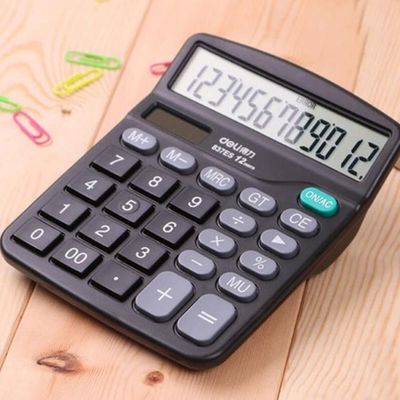 Calculadora Electrónica De Teclas Grandes De 12 Dígitos