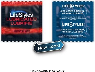 100 CT LifeStyles Original Lubricated Condoms