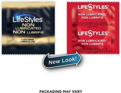 75 CT LifeStyles Non-Lubricated Condoms