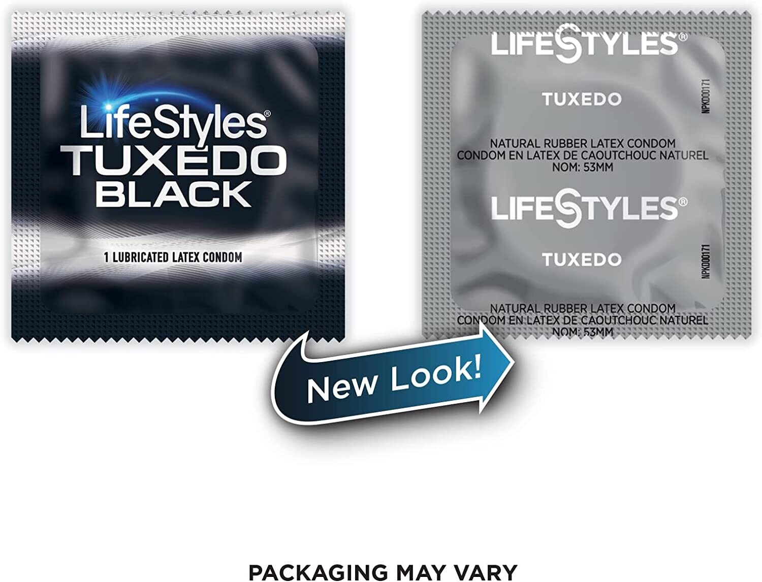 1008 CT (CASE) LifeStyles Tuxedo Condoms