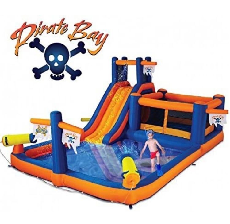 Pirate bay water slide for two days!