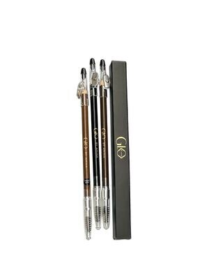 Classic Eyebrow Pencil With Integrated Sharpener - Black
