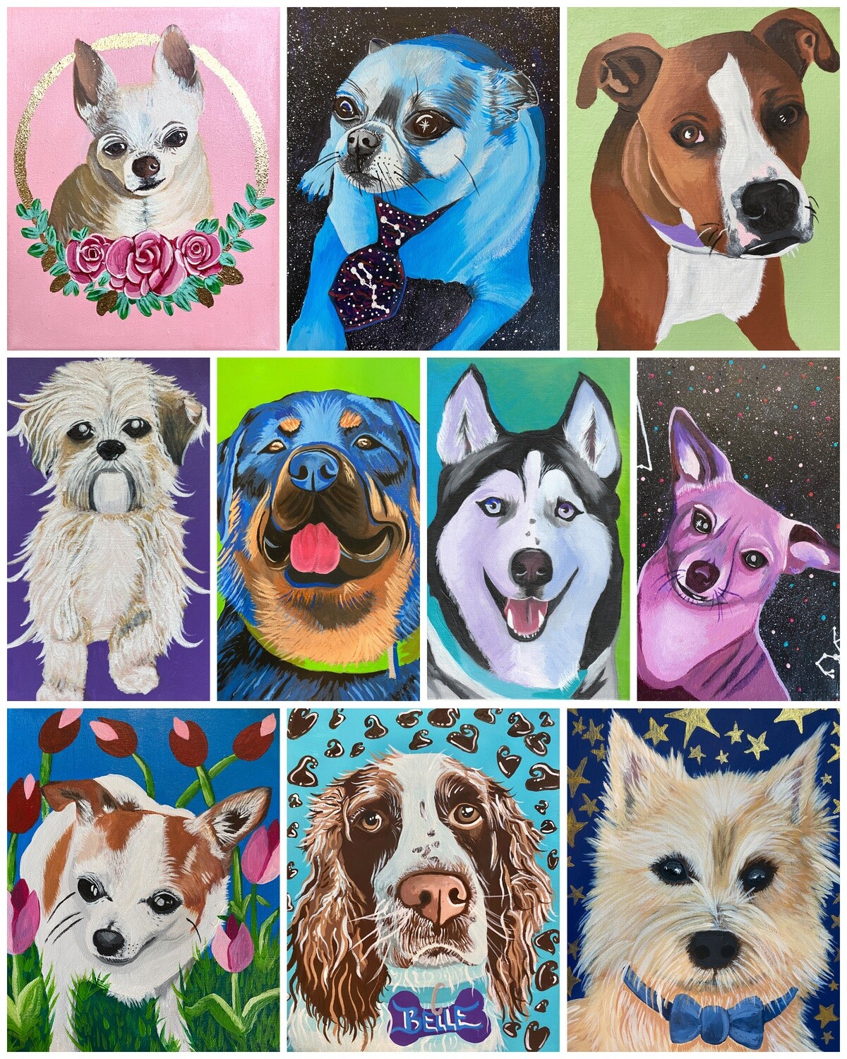 A Custom Pet Portrait-8x10&quot;