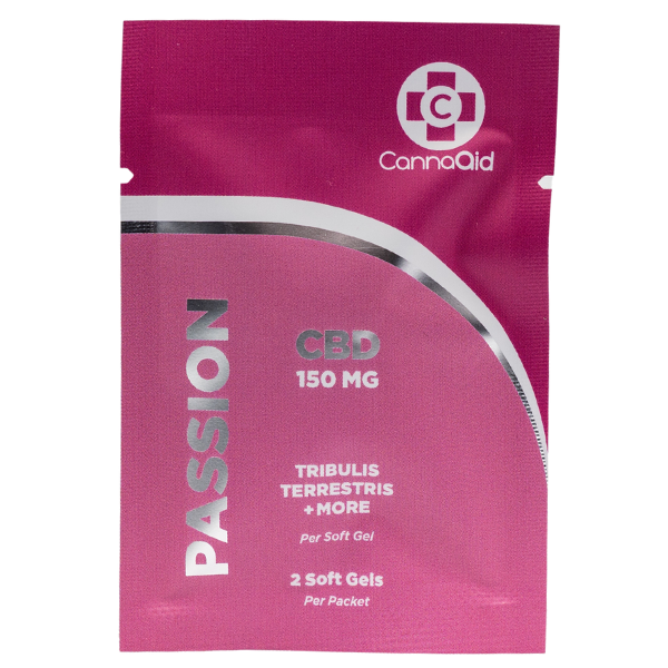 CannaAid Passion Soft Gels 150 MG (2 Pack)