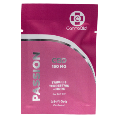 CannaAid Passion Soft Gels 150 MG (2 Pack)