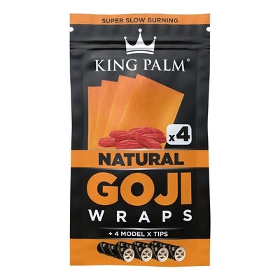 King Palm Goji Wraps & Filter Tips | 4pk