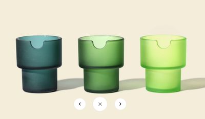 Flower Pots Ashtray Set