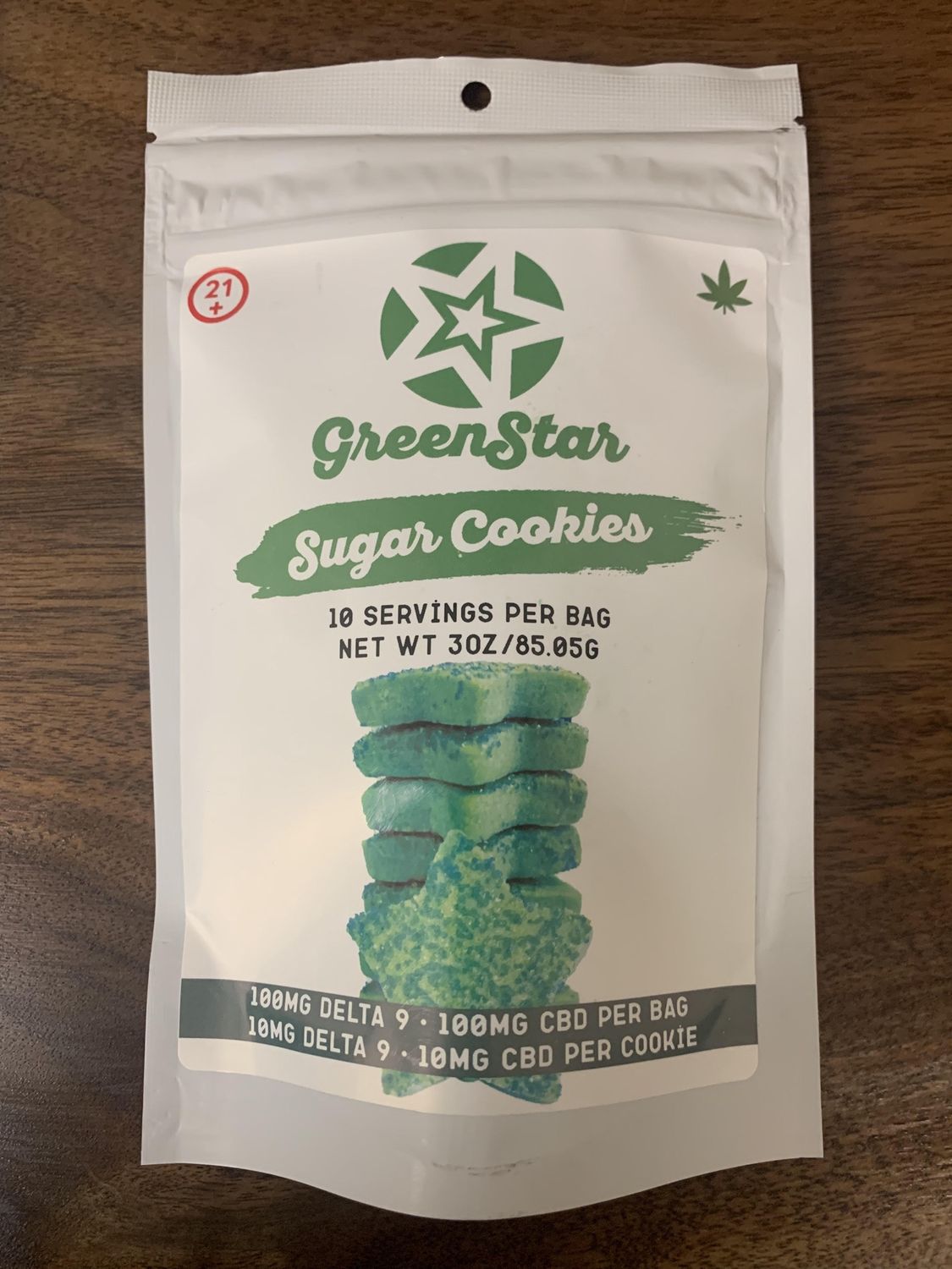 Green Star - Sugar Cookies