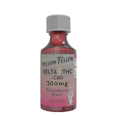 Delta 9 + CBD Watermelon Syrup - 300mg