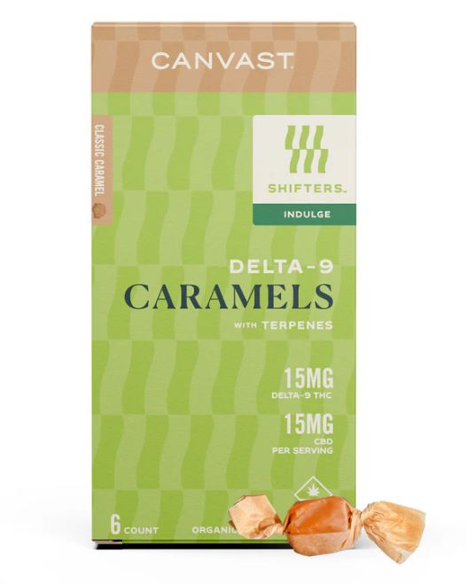 Caramels 30mg 1:1 Delta 9 &amp; CBD