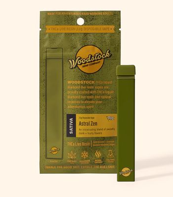 Woodstock THCa Liquid Diamond Live Resin 2.0g Disposable