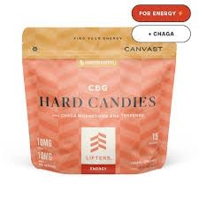 Lifters Energy Hard Candies with CBG + Chaga Mushrooms, Amount: 15pk