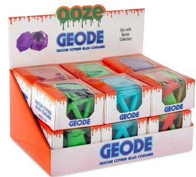 Ooze Geode Silicone &amp; Glass